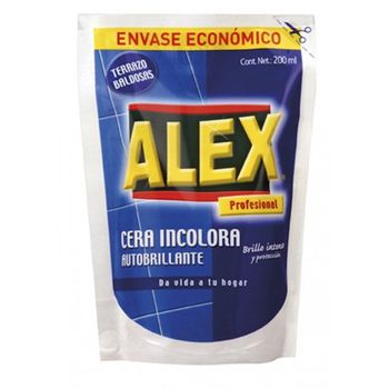 Cera Liquida Bolsa Incolora - Alex - 200 Ml