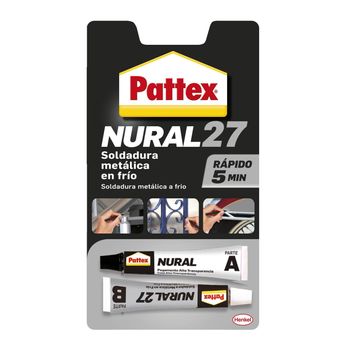 Soldadura Reparadora Metalica En Frio Rapido 120 Ml Nural-27 Pattex