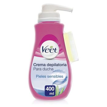 Crema Depilatoria De Ducha Veet Pieles Sensibles 400 Ml