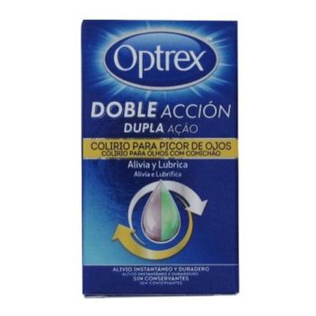 Optrex Gotas Doble Acción Para Picor De Ojos Secos Multidosis 10 Ml