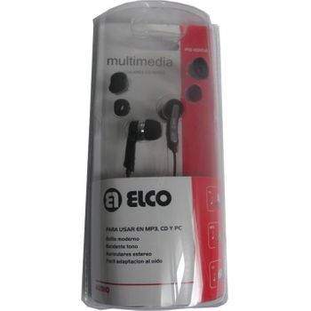 Auricular Elco Pd-1010a Negro 10mm 3.5mm 102db+/-3db