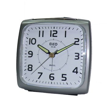 Despertador Analógico Alarma De Campana Elco 9 6 X 5 7 X 9 9 Cm Surtido