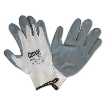 Snm Guantes Nitrilo Gris Nylon T9 101482