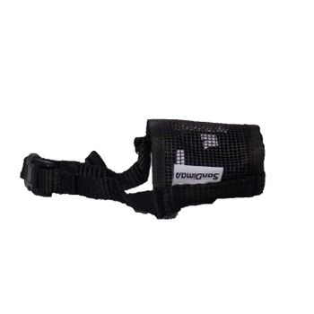 Bozal Nylon San Dimas Color Negro Para Perros - Talla S