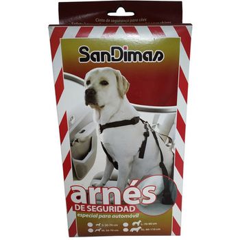 Arnés De Seguridad Para Coche Ideal Para Perros Medianos Talla M. Perimetro Toracico: 50-70 Cm.