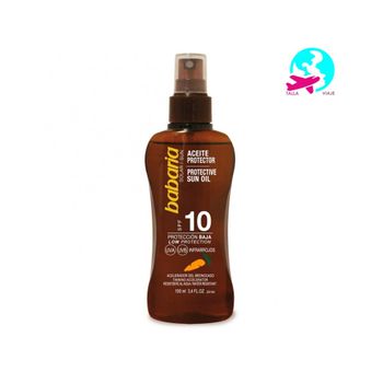 Babaria Aceite Protector Spf10 Zanahoria