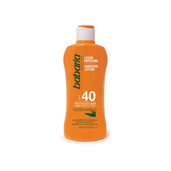 Babaria Leche Protector Solar Aloe F-40 200 Ml