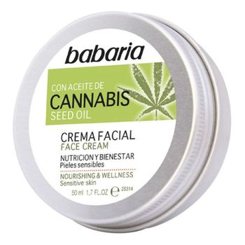 Crema Facial Nutritiva Cannabis Babaria (50 Ml)