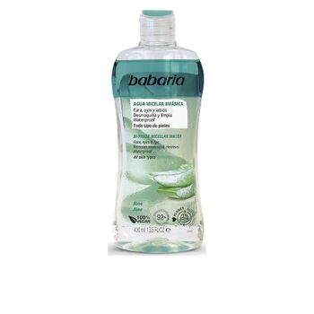 Desmaquillador Bifasico Agua Micelar Aloe Vera 400 Ml