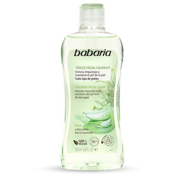 Babaria Tónico Facial Calmante Aloe Vera 200 Ml