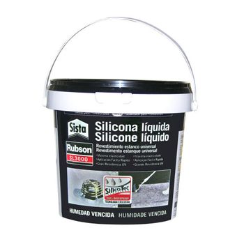 Silicona Liquida Negra 5 Kg Rubson