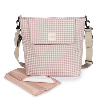 Bolso Canastilla I Love Vichy Rosa De Walking Mum