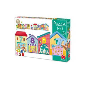 Goula Puzzle De Madera Encajables 1-10. (diset - 55260)