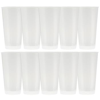 Pack de Copas de Cava de plástico reutilizables 145ml