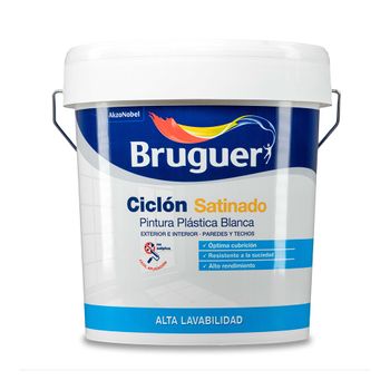 Bruguer Pintura Antihumedad Aislante Mate Blanco 4 L : : Bricolaje  y herramientas