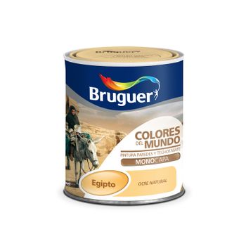 Pintura Plástica Egipto Ocre Suave - Colores Del Mundo 750 Ml 975093233..