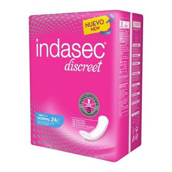 Compresas Para Incontinencia Discreet Indasec (24 Uds)