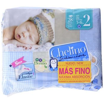 Pañales Desechables Chelino Fashion & Love (28 Pcs) (reacondicionado A+)