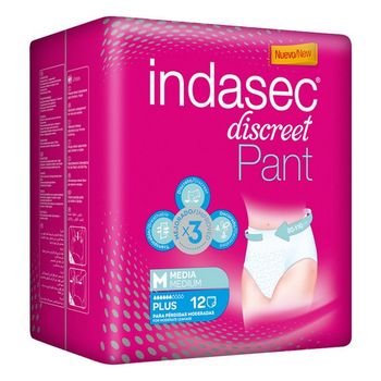 Pañales Para Personas No Dependientes Pant Plus Indasec (12 Uds)