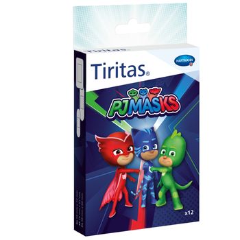 Tiras Para Niños De Pjmask De Varios Tamaños, 12 Unidades, Tiritas