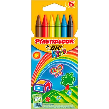 Ceras plastidecor 12 colores pastel – Papelería Lozano