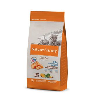 Nature's Variety Feline Adult Salmon Norueg 7kg