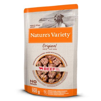 Nature's Variety Canine Adult Pate Mini Buey 8x150gr