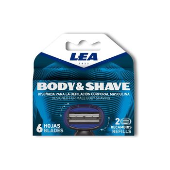 Recambio De Cuchilla Para Afeitadora Lea Body Shave (2 Uds)