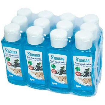 Gel Sanitario Hidroalcohólico S´nonas Aromas 100 Ml. Aroma Spa. Pack 12 Uds