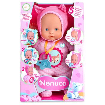 Muñeco Nenuco Blandito 5 Funciones Niña