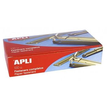 Apli Fasteners Metalicos Completo Dorado - 100ud-