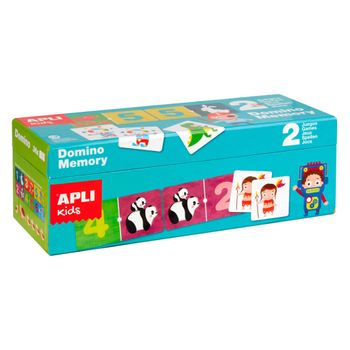 Caja Dúo Memory Domino Apli Kids 66 Piezas