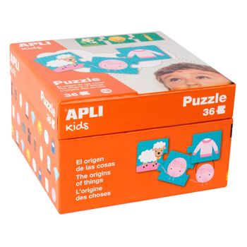 Puzle Origen De Las Cosas Apli Kids 36 Piezas