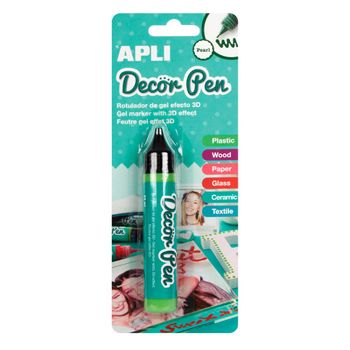 Apli Kids- Rotulador 3d, Color Verde Pearl, Unica (15008)