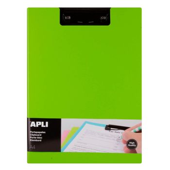 Clipboard Con Solapa Apli Green