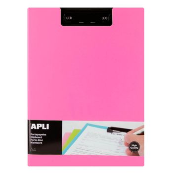 Clipboard Con Solapa Apli Pink