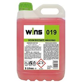 Wins 019 Desincrustante Máquinas. Envase 5 L. Producto Ácido Para La Eliminación De Incrustaciones De Cal Y Óxido En Máquinas Lavavajillas.