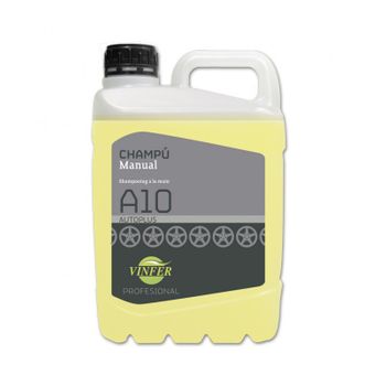 Champú Detergente Líquido Concentrado A10 Especial Para Lavado De Carrocerías. Botella 5 Lt