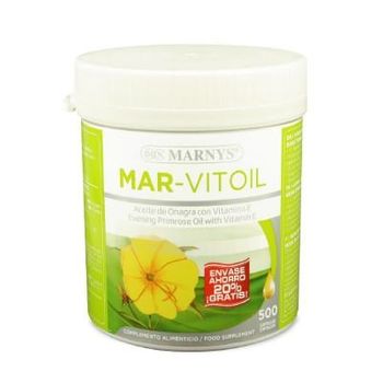 Aceite De Onagra Mar-vitoil 500 Mg Marnys, 400+100 Cápsulas