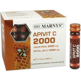 Marnys Apivit C Plus 2000 Mg (jalea Real+vit. C) 20 Viale