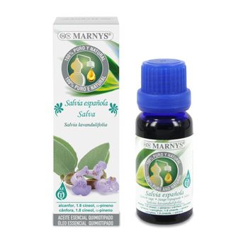 Aceite Esencial Alimentario De Salvia Española Marnys 15 Ml