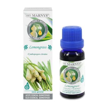 Aceite Esencial Alimentario De Lemongras Marnys 15 Ml