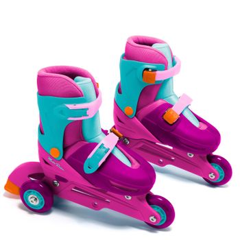 Patines En Línea Convertibles Para Niños Moltó Rosa