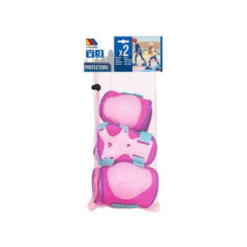 Set De Protecciones Rosa 6 Piezas Talla M. (molto - 23209)