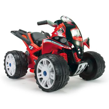 Moto Eléctrica Niños +3 Años 12v Con 2 Ruedas Auxiliares Verde Homcom con  Ofertas en Carrefour