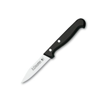 3 Claveles Pom - Cuchillo Mondador Puntilla Profesional 8 Cm Acero Inoxidable