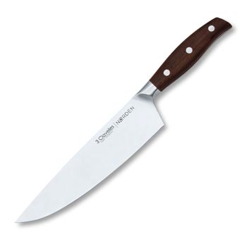 3 Claveles Norden - Cuchillo Cocinero Profesional 20 Cm Acero Forjado Y Mango De Roble