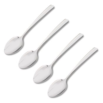 3 Claveles - Pack 4 Cucharas De Mesa En Acero Inoxidable 21 Cm. Ref. 04669