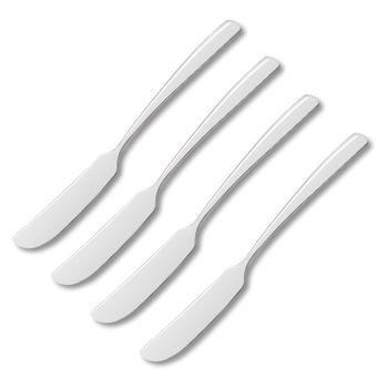 3 Claveles Bilbao - Set De 4 Palas De Pescado En Acero Inoxidable 22 Cm