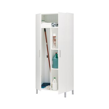 Armario 2 Puertas- Vep Home - Tamaño: 188x81x35 Cm - Blanco